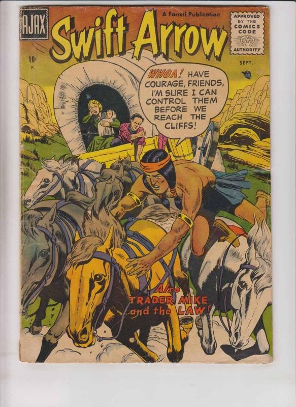 Swift Arrow #3 GD/VG september 1957 - native american - conestoga wagon western