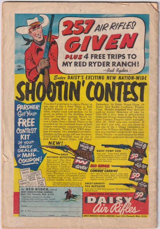 Tex Ritter Western #11 (1952) Tex Ritter