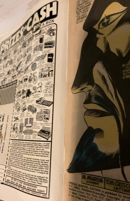 Special Marvel edition #15 (1973)first app of Shang-Chi VF copy