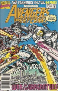 Avengers West Coast Annual #5 (Newsstand) FN ; Marvel | Terminus Factor 4 Hollyw