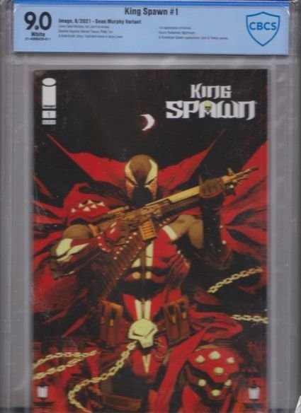 King Spawn #1 Cover D - CBCS 9.0 WP (2021) SEAN MURPHY VARIANT / NEW SLAB