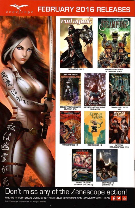 Grimm Fairy Tales #119 Cover C (2016) New