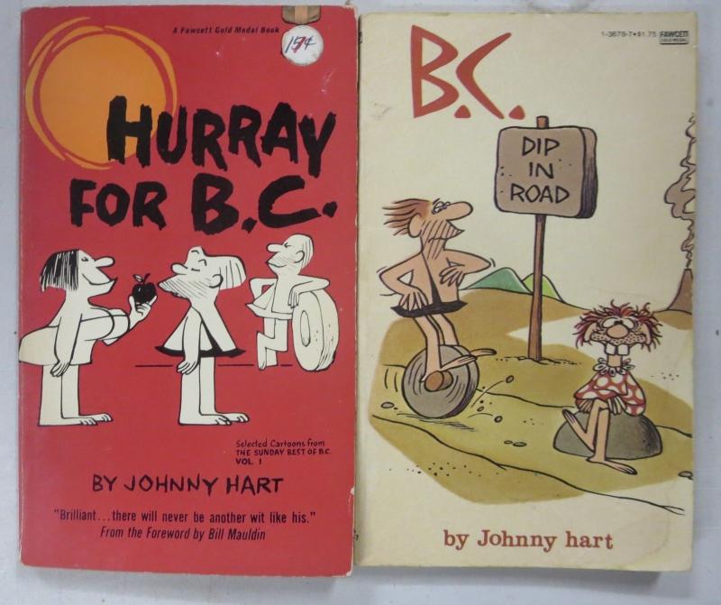 JOHNNY HART PAPERBACK LOT! 13 BOOKS! Wizard of ID, B.C. BC! Brant Parker