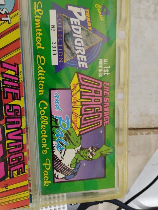 Pedigree Limited Edition Pack #3318/ 20000 Savage Dragon 1 Larsen Image