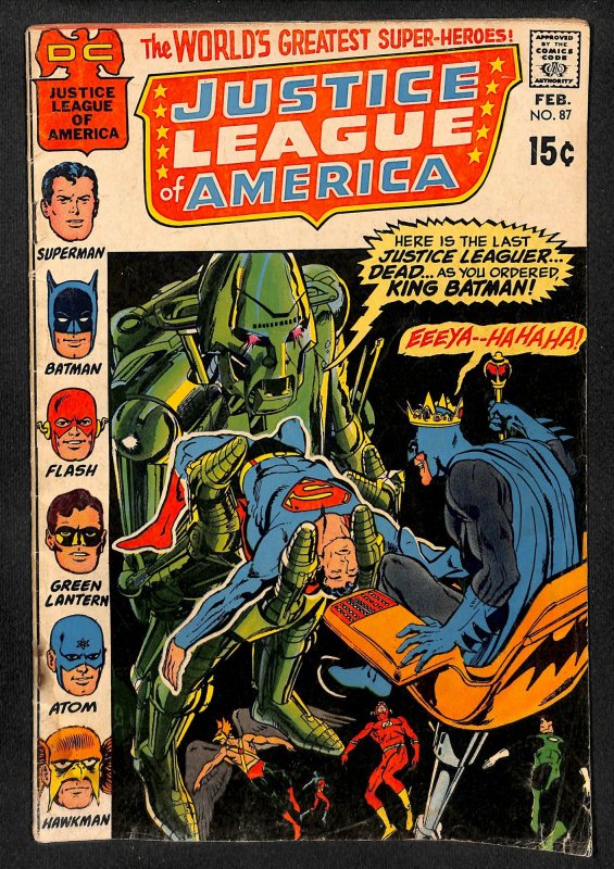 Justice League of America #87 (1971)