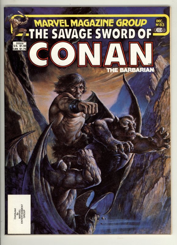 The Savage Sword of Conan #83 (1982)