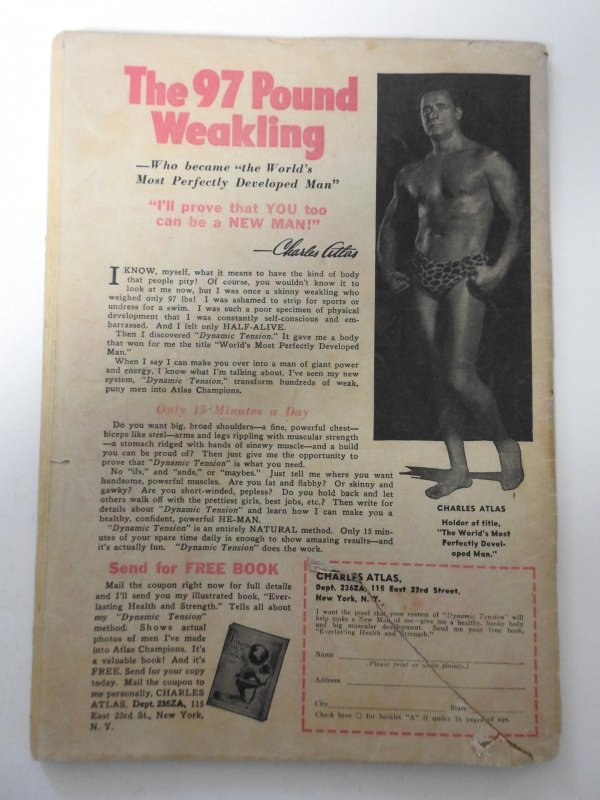 Planet Comics #22 (1943) GD/VG Condition 4 in tear bc & last page