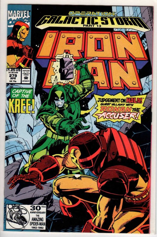 Iron Man #279 Direct Edition (1992) 9.4 NM