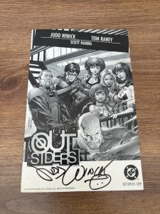 Outsiders Preview Card SIGNED By Judd Winick 2003 DC Comics Series 1 J373