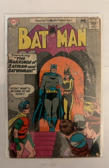 Batman #122 PIZZA HUT EDITION *Marriage- Batman & Batwoman