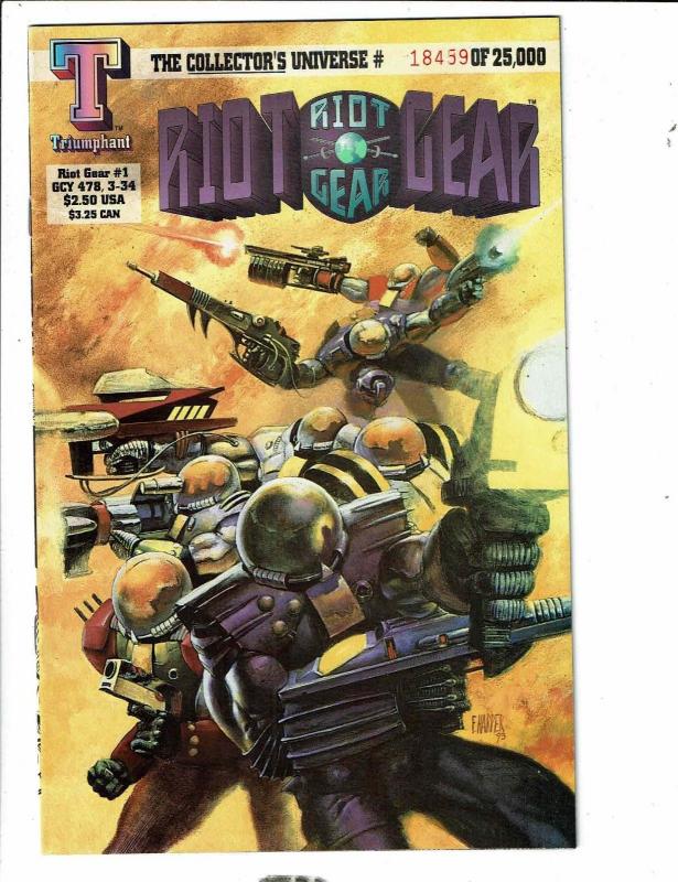 6 Comics Riot Gear 1 Syphons 2 Ogre 1 Soul 1 War Worlds 2 Shadow Death 1 J309 