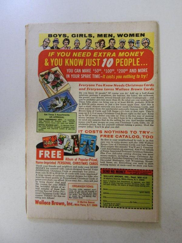 Secret Hearts #131 (1968) VG- condition subscription crease