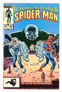 Spectacular Spider-Man #98 Al Milgrom Herb Trimpe 1st Spot FN+