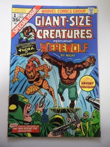 Giant Size Creatures (1974) 1st App of Tigra! VG Cond moisture stains MVS Intact