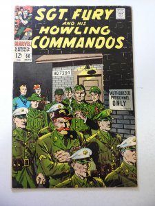Sgt. Fury #60 (1968) VG+ Condition