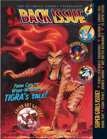 Back Issue #17 FN ; TwoMorrows | Tigra Bruce Timm