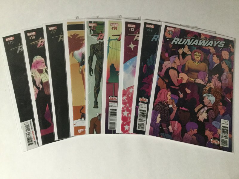 Runaways 1-19 Lot Set Run Nm Near Mint Marvel