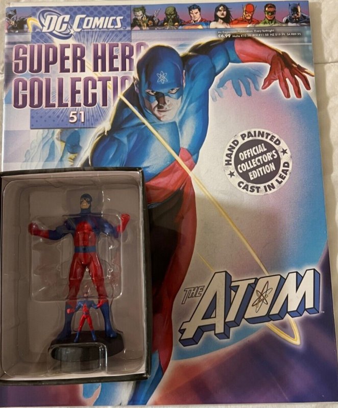 Eaglemoss Classic DC Lot of Five Figurines/Four Magazines E2