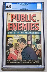 Public Enemies #9 (Aug 1949, D.S. Publishing) CGC 6.0