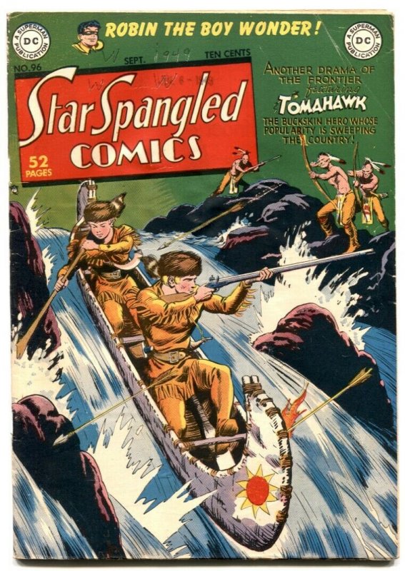 Star Spangled #96 1949- Robin- Batman- Tomahawk VG/F 