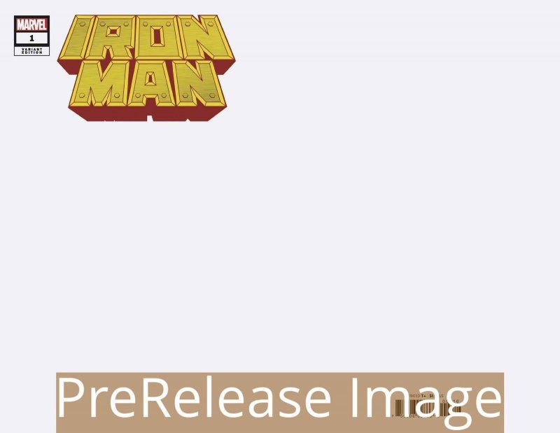 IRON MAN (2020 MARVEL) #1 VARIANT BLANK PRESALE-09/16