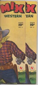 Tom Mix Western Double Cover #3 (Mar-48) VF/NM High-Grade Tom Mix