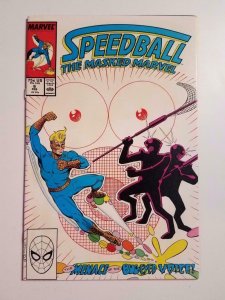 SPEEDBALL THE MASKED MARVEL #6, VF/NM, Steve Ditko, Marvel, 1988 1989