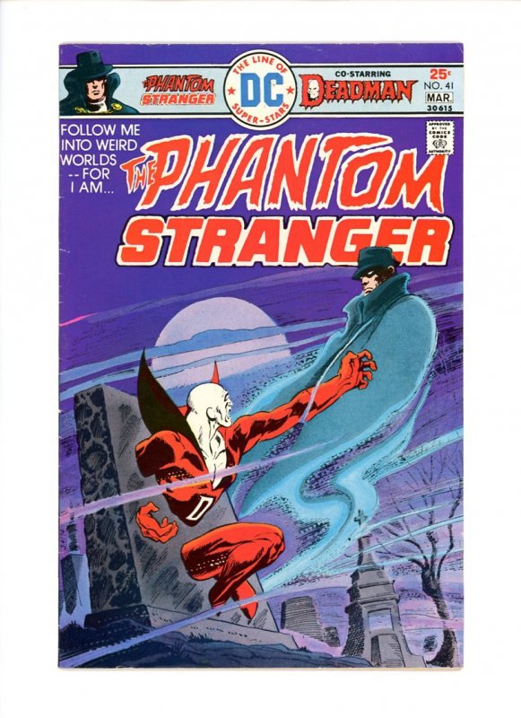 Phantom Stranger #41  VG/F 1976  Jim Aparo Cover! Deadman!  Final Issue!