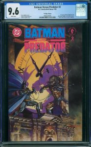Batman Versus Predator #2 PRESTIGE FORMAT (1992) CGC 9.6 NM+