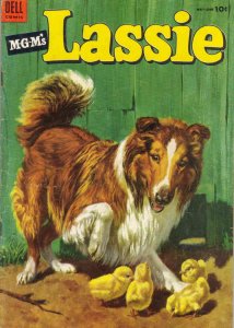 Lassie #16 FAIR ; Dell | low grade comic May 1954 MGM dog