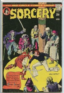RED CIRCLE SORCERY #10, VG+, Gray Morrow, 1974, Chaykin, Pirates