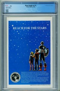 Moon Knight #2 Vol. 2 CGC 9.6  1st Dr. Arthur Harrow-comic book 4023079013