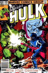 HULK  (1962 Series) (#1-6, #102-474, #600-635)(INCREDIB #286 NEWSSTAND Fair