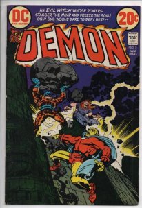 DEMON #5, FN, Jack Kirby, Evil Witch, Merlin, Fear,1972 1973