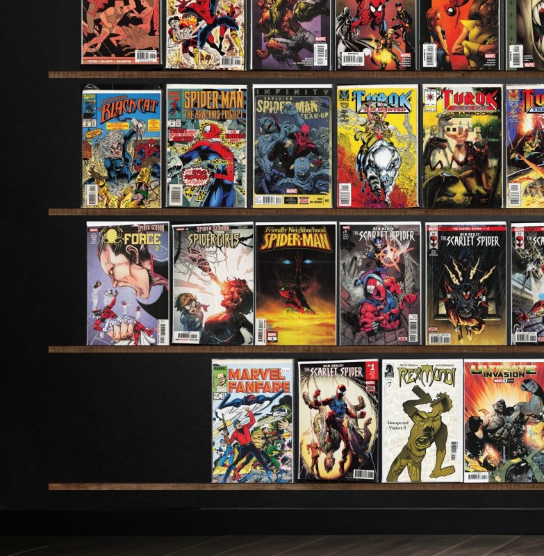 Huge Lot 140+ Comics with Turok, Dinosaur Hunter, Ultimate Spider-Man & More!