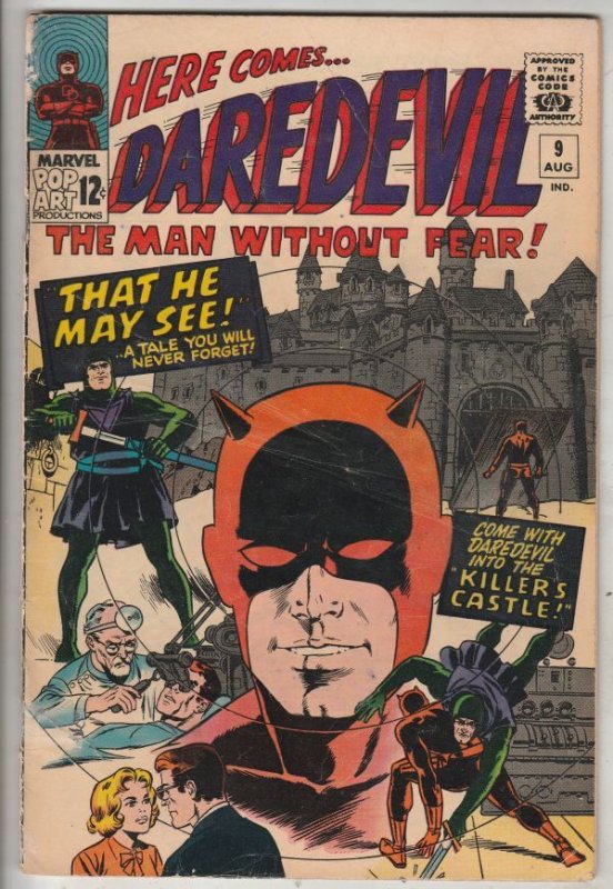 Daredevil #9 (Jun-65) VG/FN+ Mid-Grade Daredevil