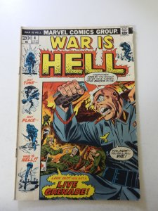 War is Hell #4 (1973) VG/FN condition