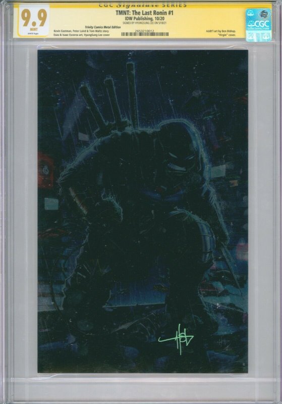 TMNT The Last Ronin #1 CGC Signature Series 9.9 MINT Signed by Hyungsung Lee