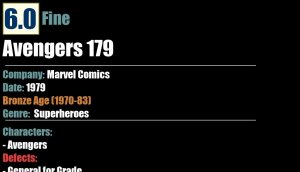 Avengers 179 (1979) FN Bronze Age Marvel Comics