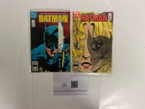 2 Batman DC Comic Books # 421 422 Robin Flash Superman Wonder Woman 42 JS55