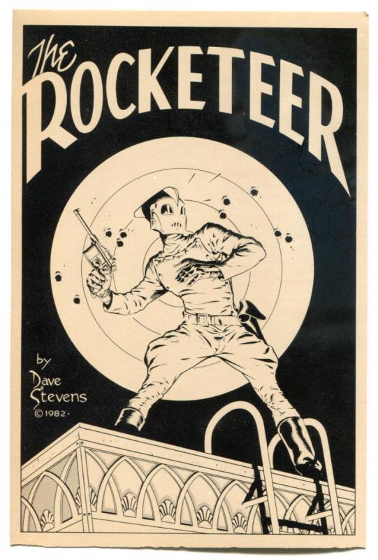 DAVE STEVENS Postcard, ROCKETEER, 1982, more in store