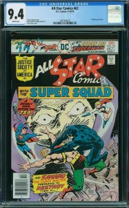 All-Star Comics #62 (1976) CGC 9.4 NM