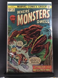 Where Monsters Dwell #36 (1975)j