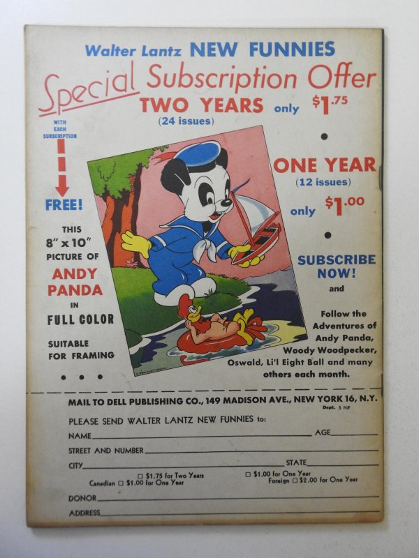 Walter Lantz New Funnies #121 (1947) FN+ Condition!