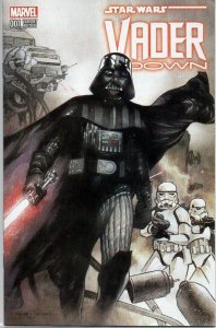 Vader Down 1 Original Art Cover Painting by Olivier Coipel Star Wars Darth Vader