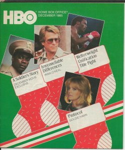 ORIGINAL Vintage Dec 1985 HBO Guide Magazine Protocol Goldie Hawn Starman