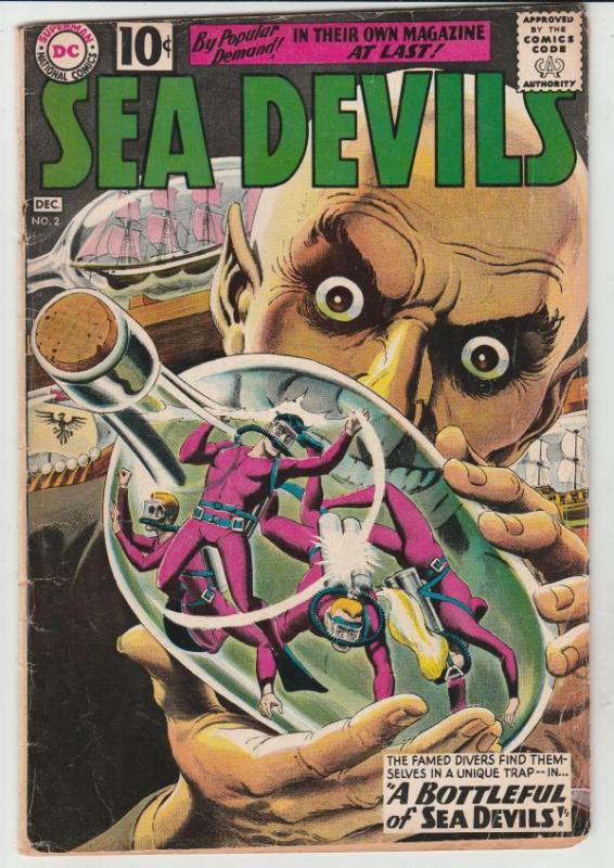 Sea Devils #2 (Dec-61) VG/FN Mid-Grade Sea Devils (Dane Dorrence, Biff Bailey...