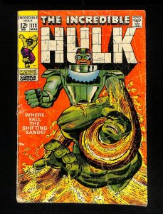 Incredible Hulk (1962) #113 Sandman!