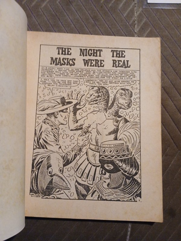 Uncanny Tales Alan Class #125 Uk Charlton Horror Comic Scifi Reprints Silver Age