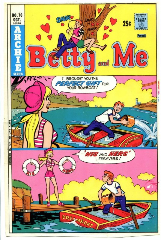 Betty and Me #70 Printed Proof Color Transparency Overlay-3 color-FN